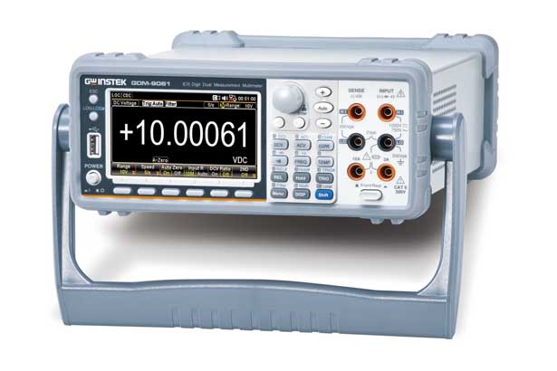 <p>GW Instek GDM-9061 (1200000 counts) Digit Dual Measurement Multimeter</p>

